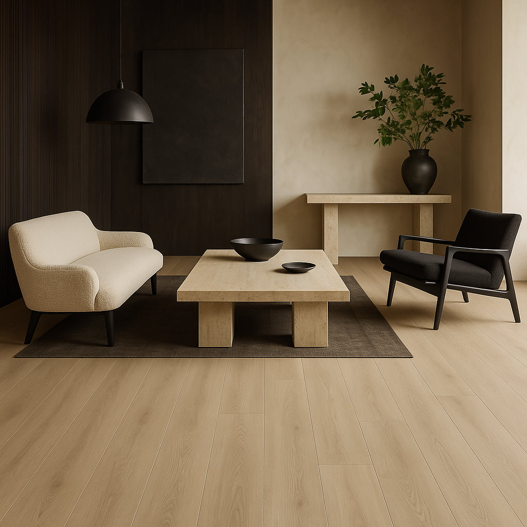 CALI Aqua Tough Premium Dawn Patrol Waterproof Vinyl Plank Flooring - 22-mil Wear Layer, 23.77 sq ft Carton, Scratch Resistant, Easy Installation