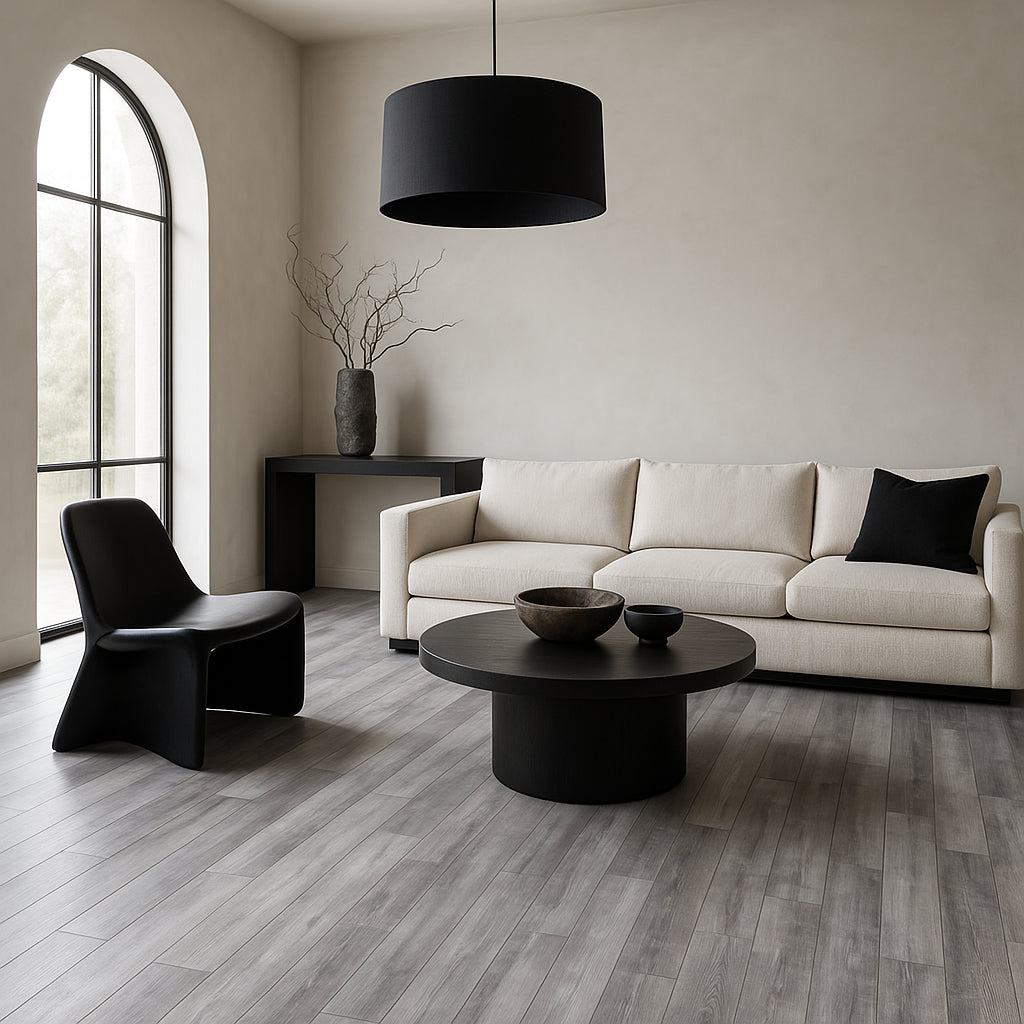 CALI Aqua Tough Premium Gray Ash Waterproof Luxury Vinyl Plank Flooring - 23.77 sq ft Carton