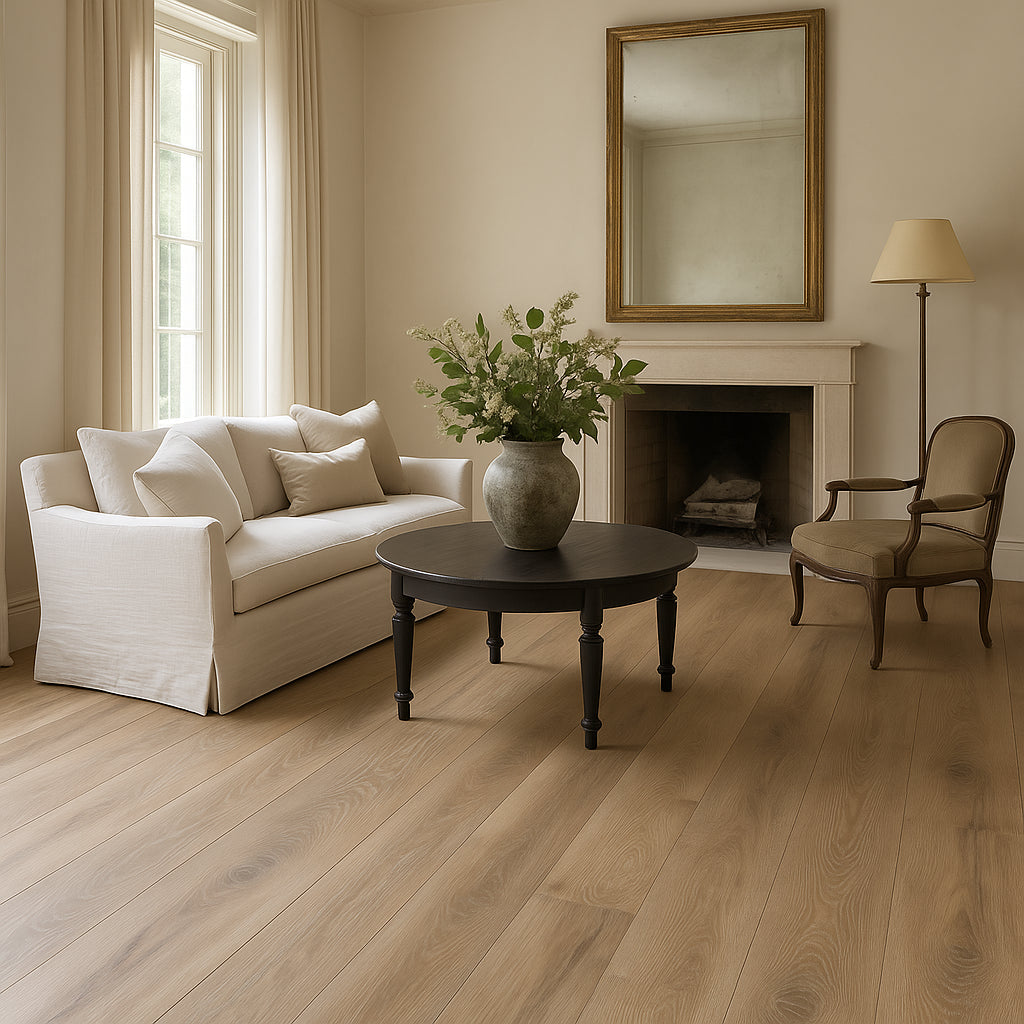 CALI Seaboard Oak Waterproof Luxury Vinyl Plank Flooring - 26.62 sq ft Carton, 20-mil Wear Layer, 9-in W x 70-in L