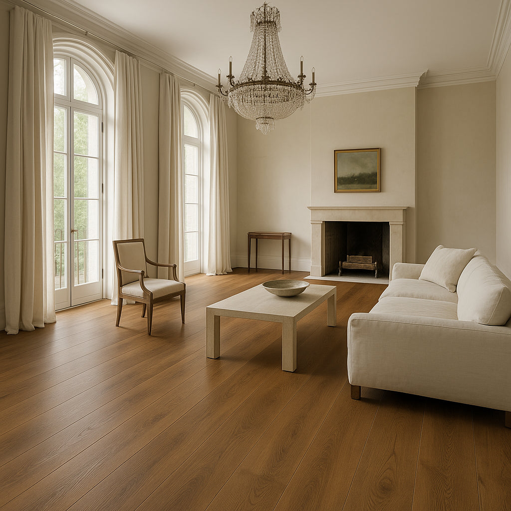 CALI Legends Outrigger Oak Waterproof Luxury Vinyl Plank Flooring - 22.44 sq ft Carton, 20-mil Wear Layer, 9-in W x 60-in L
