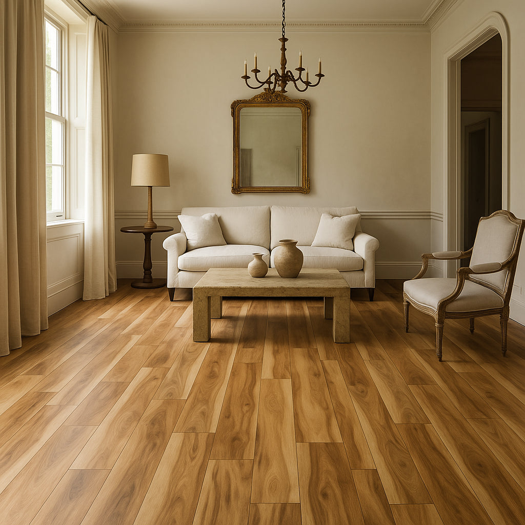 CALI Huntington Hickory Waterproof Luxury Vinyl Plank Flooring - 20-mil Wear Layer, 24.03 sq ft/Carton