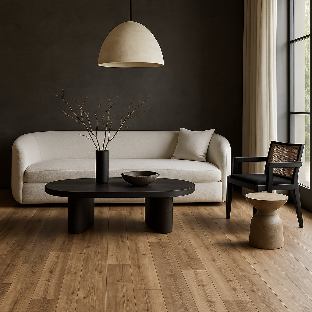 CALI Mute Step Aged Hickory Vinyl Plank Flooring - Waterproof, Scratch Resistant, 24.03 sq ft Carton