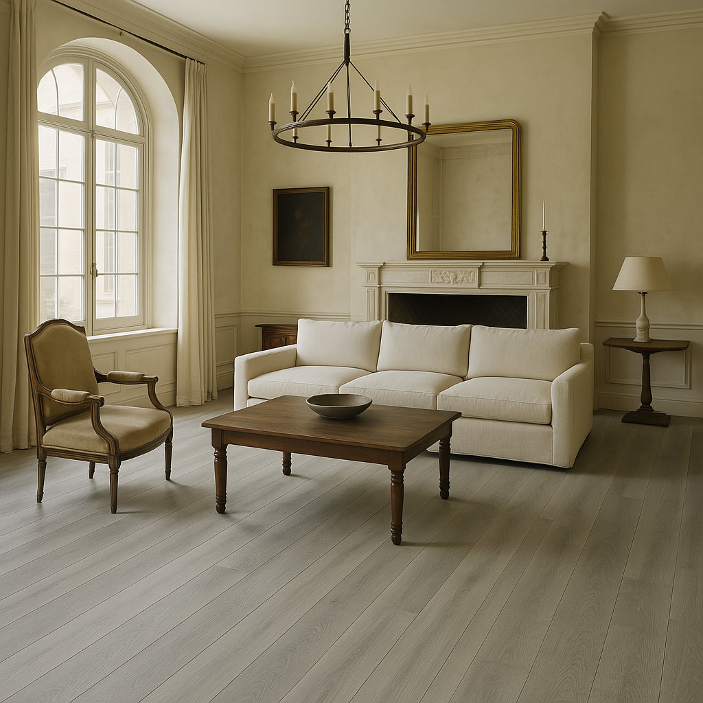 CALI Windswell Hickory Luxury Vinyl Plank Flooring - Waterproof, Scratch Resistant, 26.62 sq ft Carton