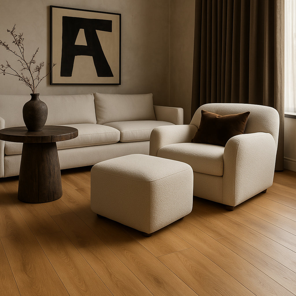 CALI Aqua Tough Premium North Shore Oak Vinyl Plank Sample - Waterproof, Durable, Easy Installation