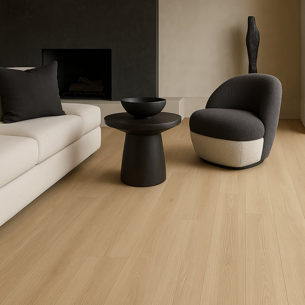 CALI Aqua Tough Premium Laguna Sand Vinyl Plank Sample - Waterproof, Durable, and Stylish