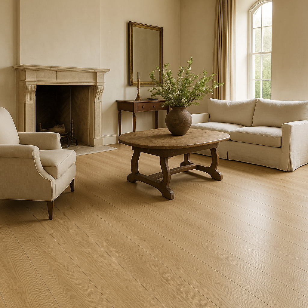 CALI Aqua Tough Premium Laguna Sand Vinyl Plank Sample - Waterproof, Durable, and Stylish