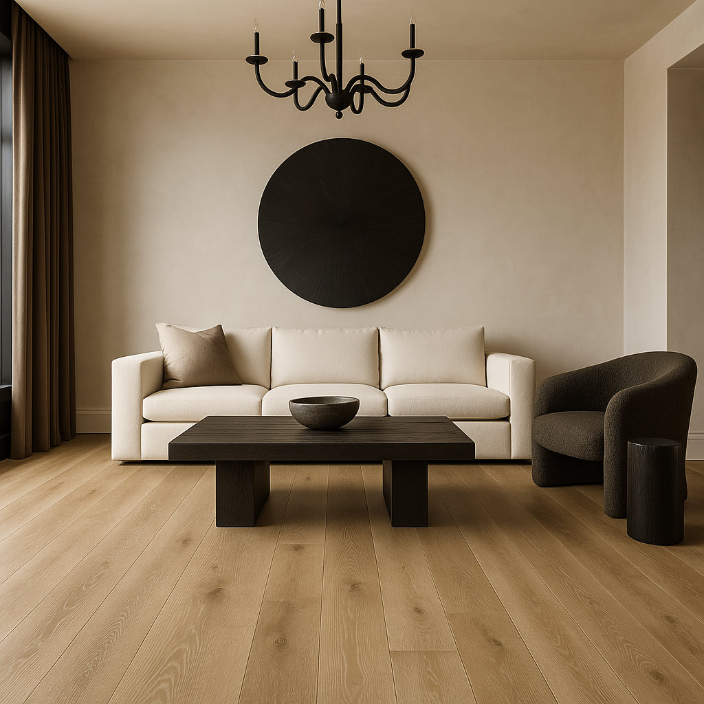 CALI Aqua Tough Vinyl Plank Sample - Aged Hickory, Waterproof Flooring Sample