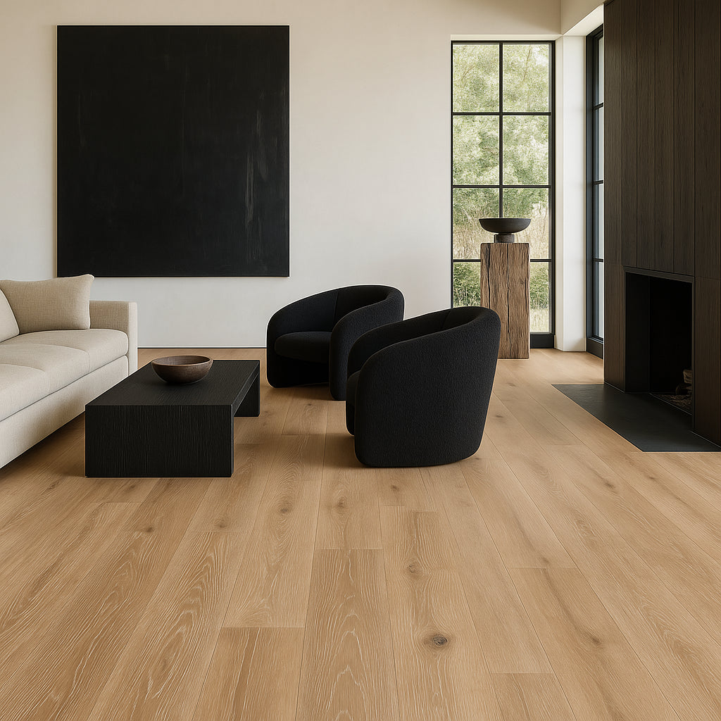 CALI Aqua Tough Premium Aged Hickory Vinyl Plank Sample - Waterproof, Scratch Resistant