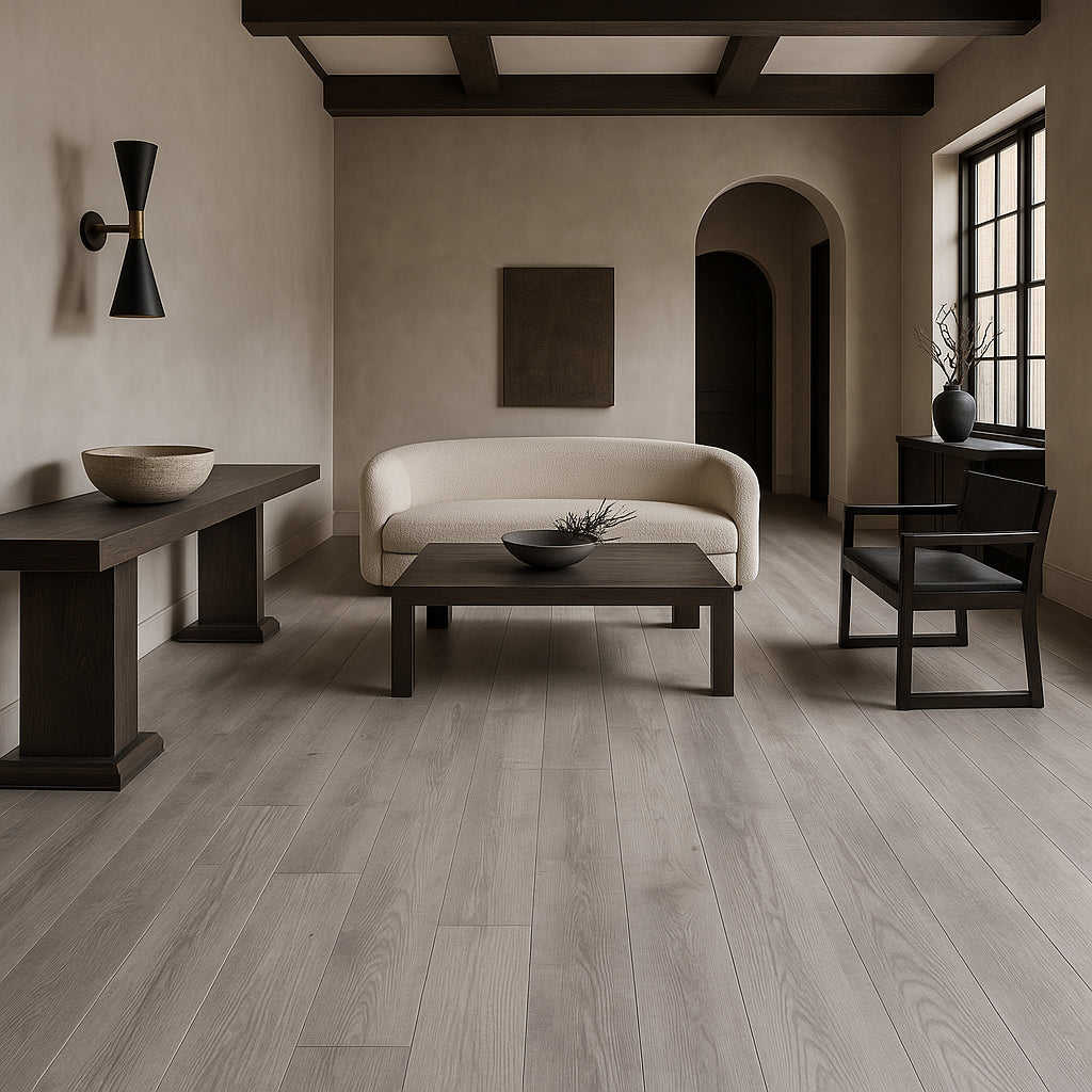 CALI Vinyl Aqua Tough Gray Ash Waterproof Luxury Vinyl Plank Sample