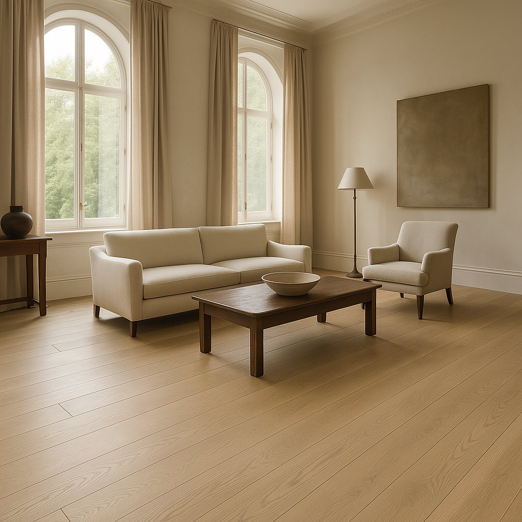 CALI Laguna Aliso Almond Wood Look Flooring Sample Pack - Waterproof, Scratch Resistant, 20-mil Wear Layer
