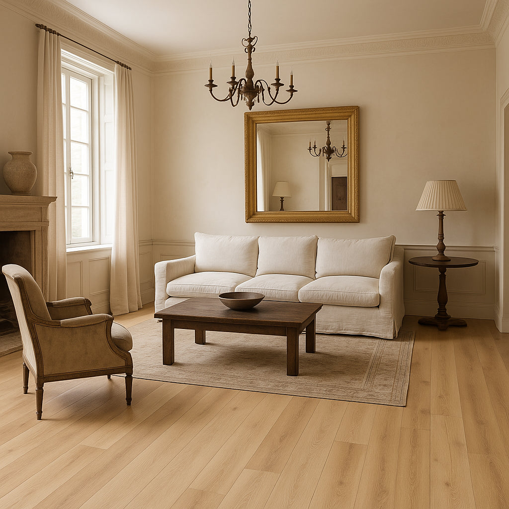 CALI Dover Beach Luxury Vinyl Plank Sample - Waterproof Flooring with 20-mil Wear Layer