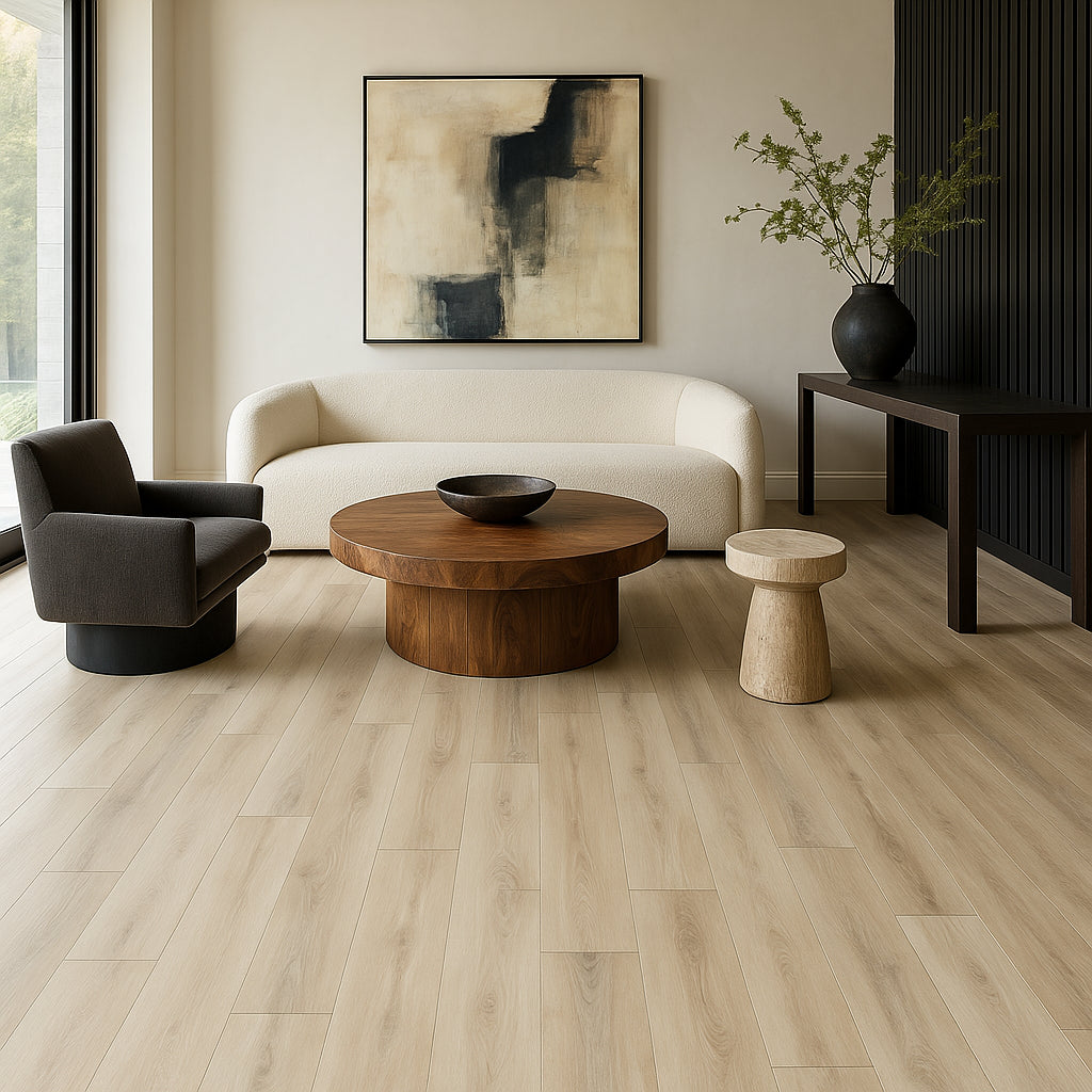 CALI Salty Strand Luxury Vinyl Plank Flooring - Waterproof, 20-mil Wear Layer, 26.62 sq ft Carton