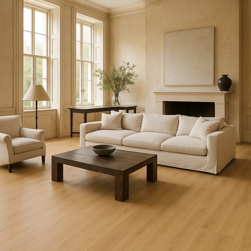 CALI Laguna Paradise Fawn Vinyl Plank Flooring - Waterproof, 20-mil Wear Layer, 18.15 sq ft Carton