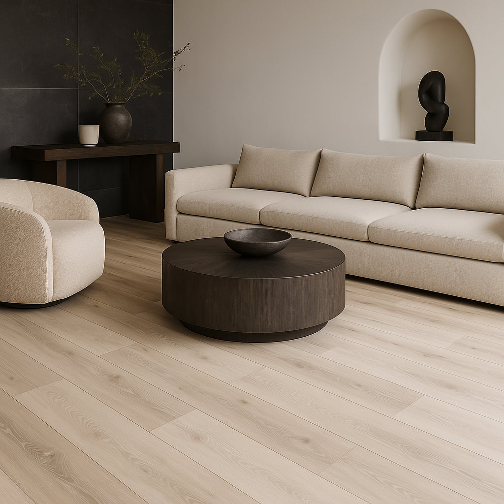 CALI Laguna Whale Watch Vinyl Plank Flooring - Waterproof, Durable, 20-mil Wear Layer, 18.15 sq ft Carton