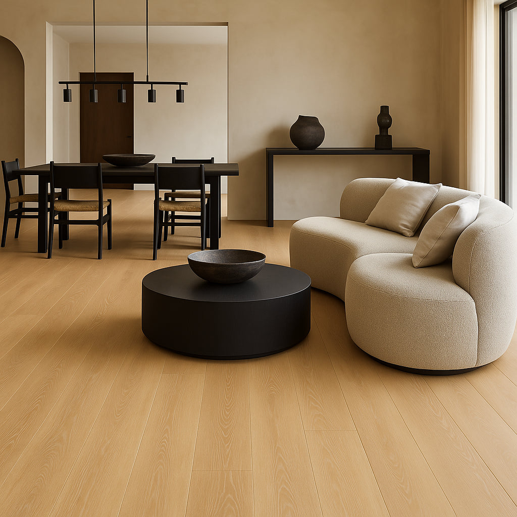 CALI Windansea Sunset Swell 20-mil Vinyl Plank Flooring - Waterproof, Scratch-Resistant, 26.22 sq ft Carton