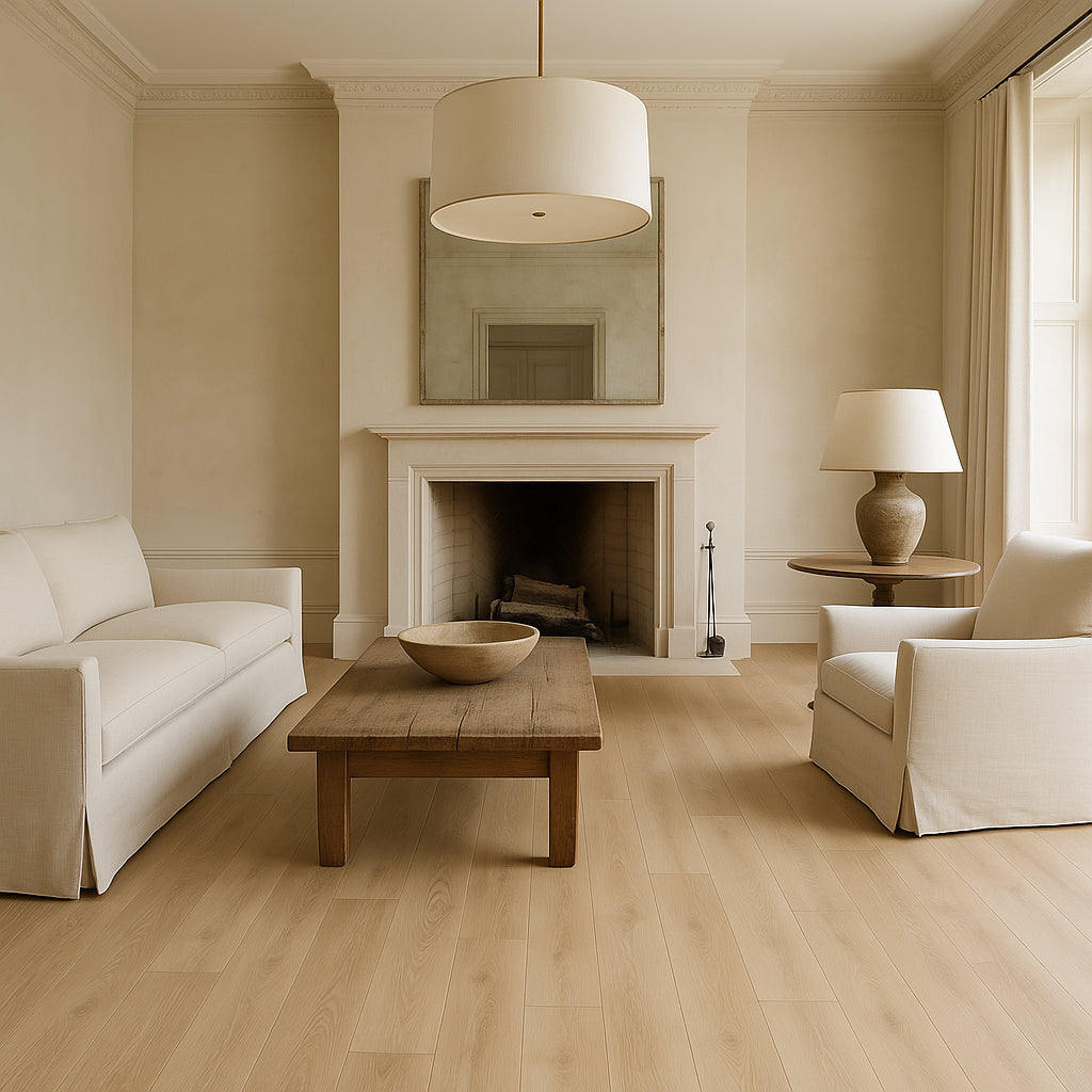 CALI Laguna Sandstone Wash Vinyl Plank Flooring - 20-mil Wear Layer, Waterproof, 18.15 sq ft Carton
