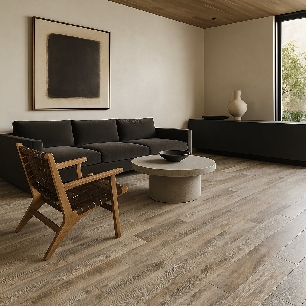 CALI Aqua Tough Plus Top Tie 20-mil Waterproof Vinyl Plank Flooring, 23.9-sq ft Carton