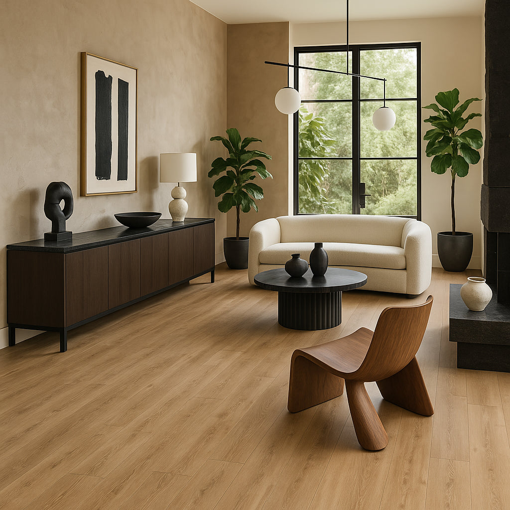 CALI Laguna Skimboard Shore Vinyl Plank Flooring - 20-mil, Waterproof, 18.15-sq ft Carton