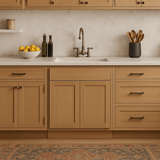 Hampton Bay Avondale 27-inch White Oak Shaker Base Kitchen Cabinet