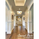 Ekena Millwork 2-7/8 in. x 94-1/2 in. x 4 in. Unfinished Wood Alder Bedford Carved Crown Moulding