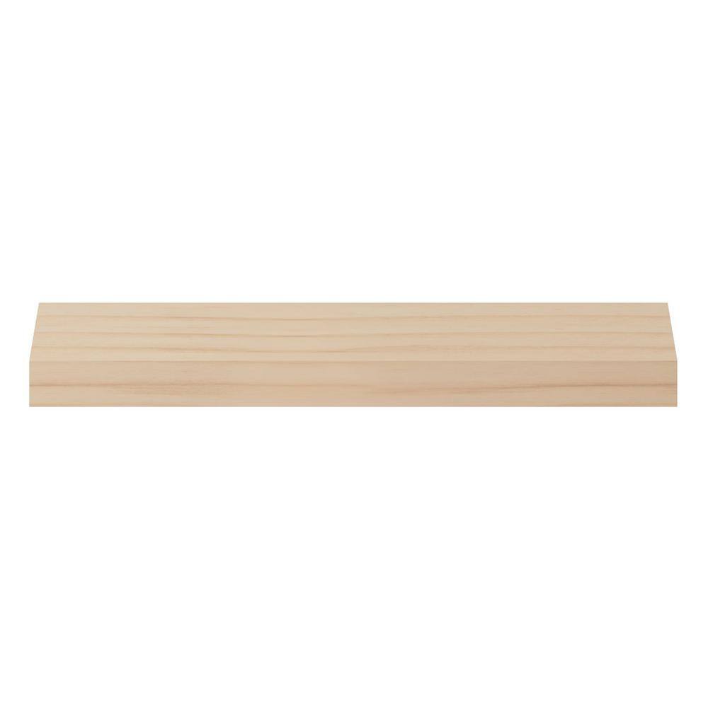 Ekena Millwork WM75 0.56 in. D x 1.63 in. W x 96 in. L Wood Alder Crown Moulding