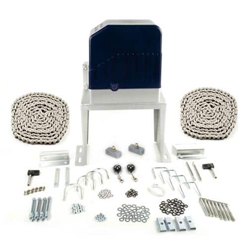ALEKO AC1400 40 ft. Length and 1400 lbs. Capacity Gate Opener Kit for Sliding Gates
