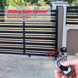 ALEKO AC2700 Sliding Gate Opener Accessories Kit For Sliding Gates Up to 65 ft. Long and 2700 lbs.
