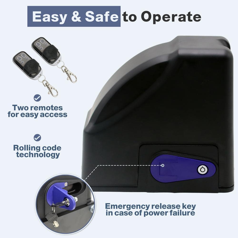 ALEKO Gear-Driven Sliding Gate Opener - AR500 Basic Kit