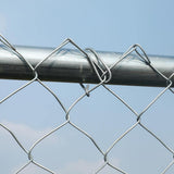 ALEKO 4 ft. x 50 ft. - 11.5 AW Gauge Galvanized Steel Chain Link Fence - Complete Kit