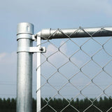 ALEKO 4 ft. x 50 ft. - 11.5 AW Gauge Galvanized Steel Chain Link Fence - Complete Kit