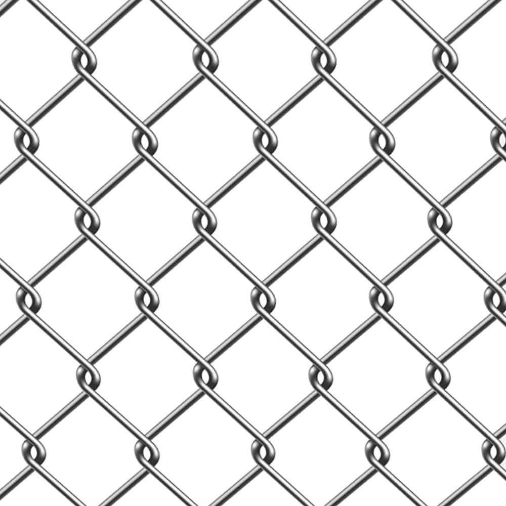 ALEKO 4 ft. x 50 ft. 11.5-Gauge Galvanized Steel Chain Link Fabric