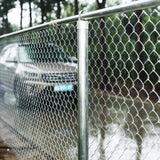 ALEKO Galvanized Steel Chain Link Fence-Complete Kit 4 ft. x 50 ft. 12.5 AW Gauge