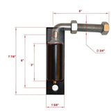 ALEKO 3/4 in. J-bolt For Driveway Gates