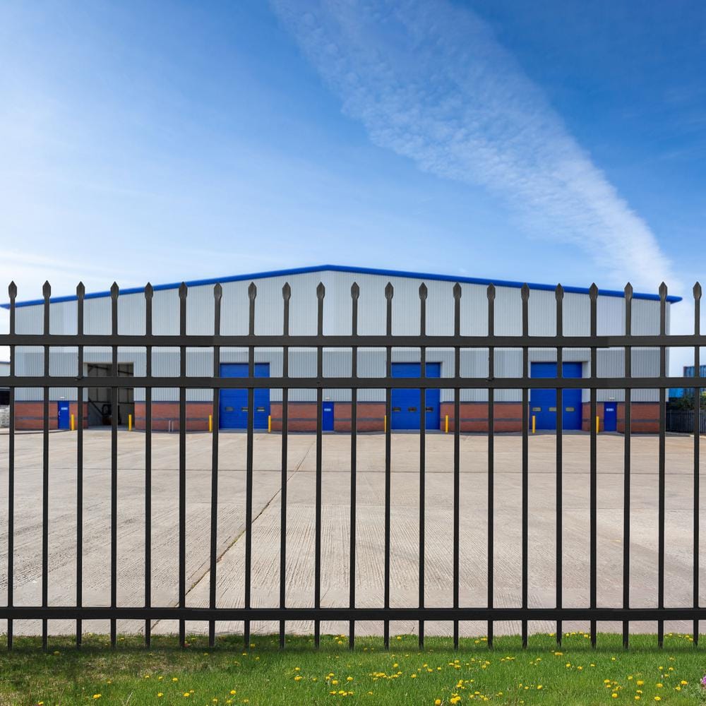 ALEKO 8 ft. x 6 ft. 8-Panel Steel Fence Kit-Straight Top Style Each