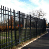 ALEKO 8 ft. x 6 ft. 8-Panel Steel Fence Kit-Straight Top Style Each