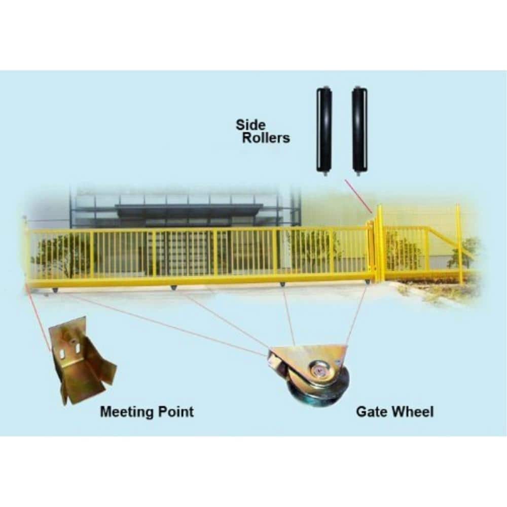 ALEKO 3.5 in. V-Groove Metal Gate Wheel for V-Profile Sliding Gate Tracks