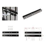 ALEKO Driverway Gate Universal Gate Attach Metal Bracket for Swing Gate Openers Set of 2