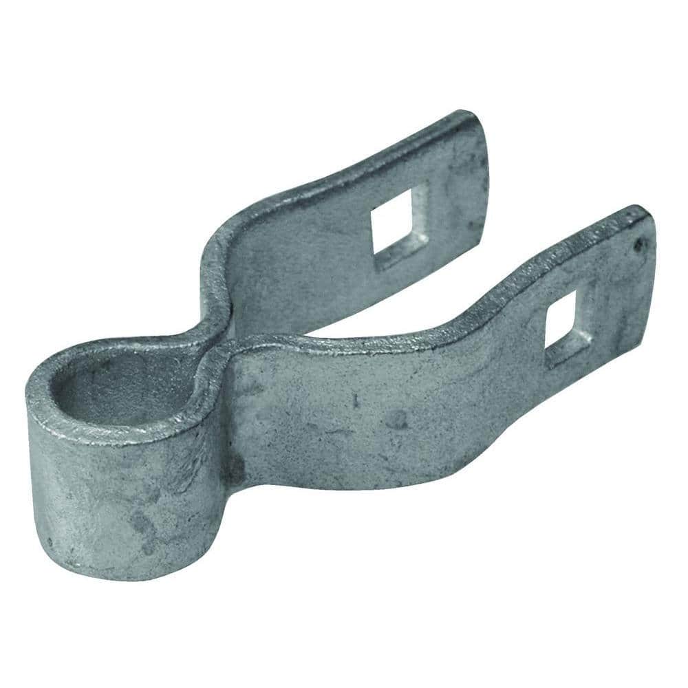allFENZ 1-5/8 in. Galvanized Metal Chain Link Fence Gate Frame Hinges (4-Pack)