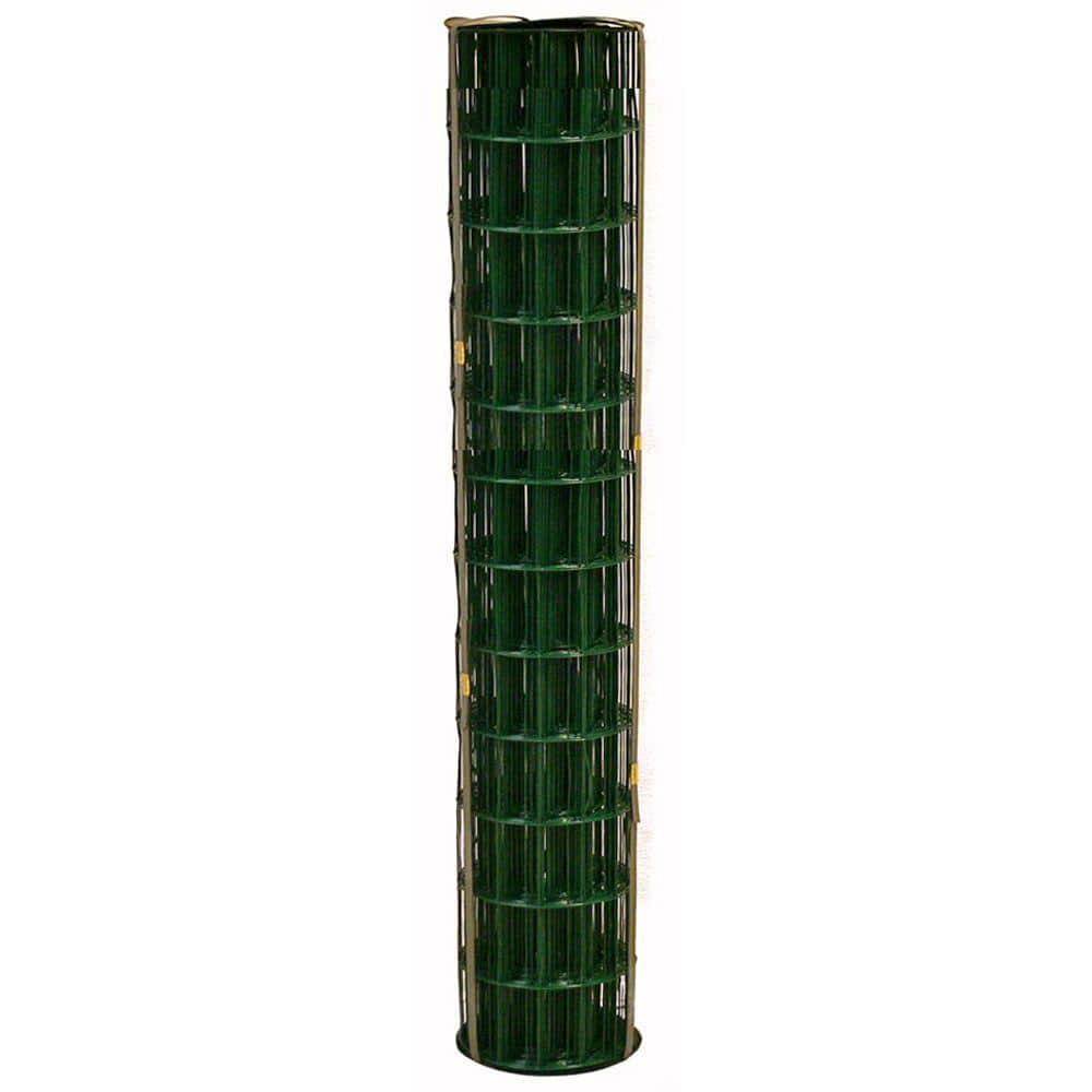 allFENZ 2 ft. x 50 ft. 16-Gauge Green PVC-Coated Welded Wire