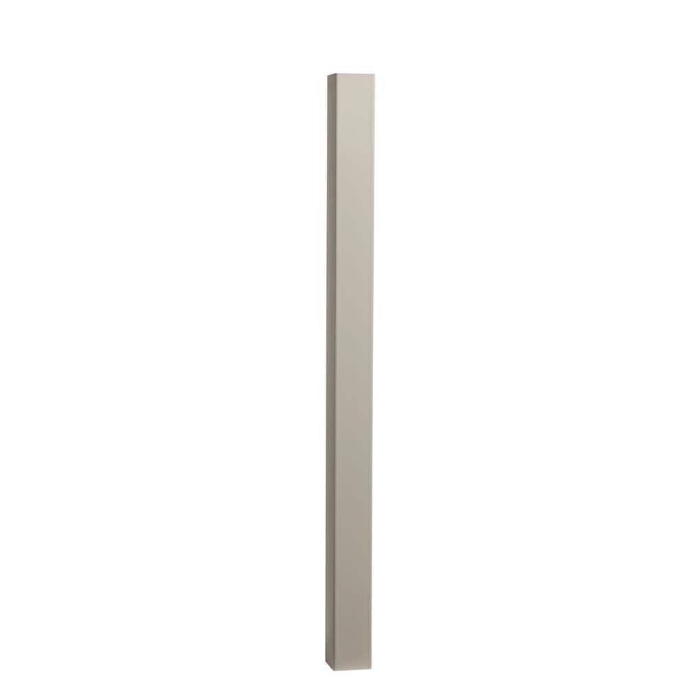 Veranda 5 in. x 5 in. x 9 ft. Fairfax Almond Vinyl Fence Post Blank