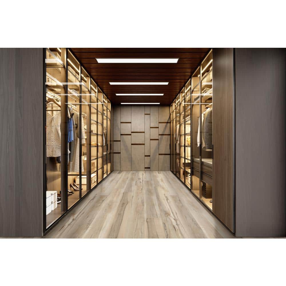 MSI Woodland Alpine Mountain 7 in. x 48 in. Rigid Core Luxury Vinyl Plank Flooring (23.8 sq. ft. / case)
