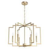 Hunter Zoanne 6-Light Alturas Gold Geometric Chandelier