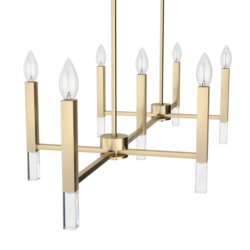 Hunter Sunjai 7-Light Alturas Gold Candlestick Chandelier