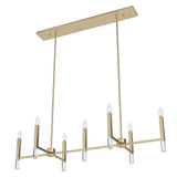 Hunter Sunjai 7-Light Alturas Gold Candlestick Chandelier