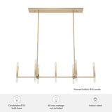 Hunter Sunjai 7-Light Alturas Gold Candlestick Chandelier