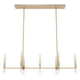 Hunter Sunjai 7-Light Alturas Gold Candlestick Chandelier