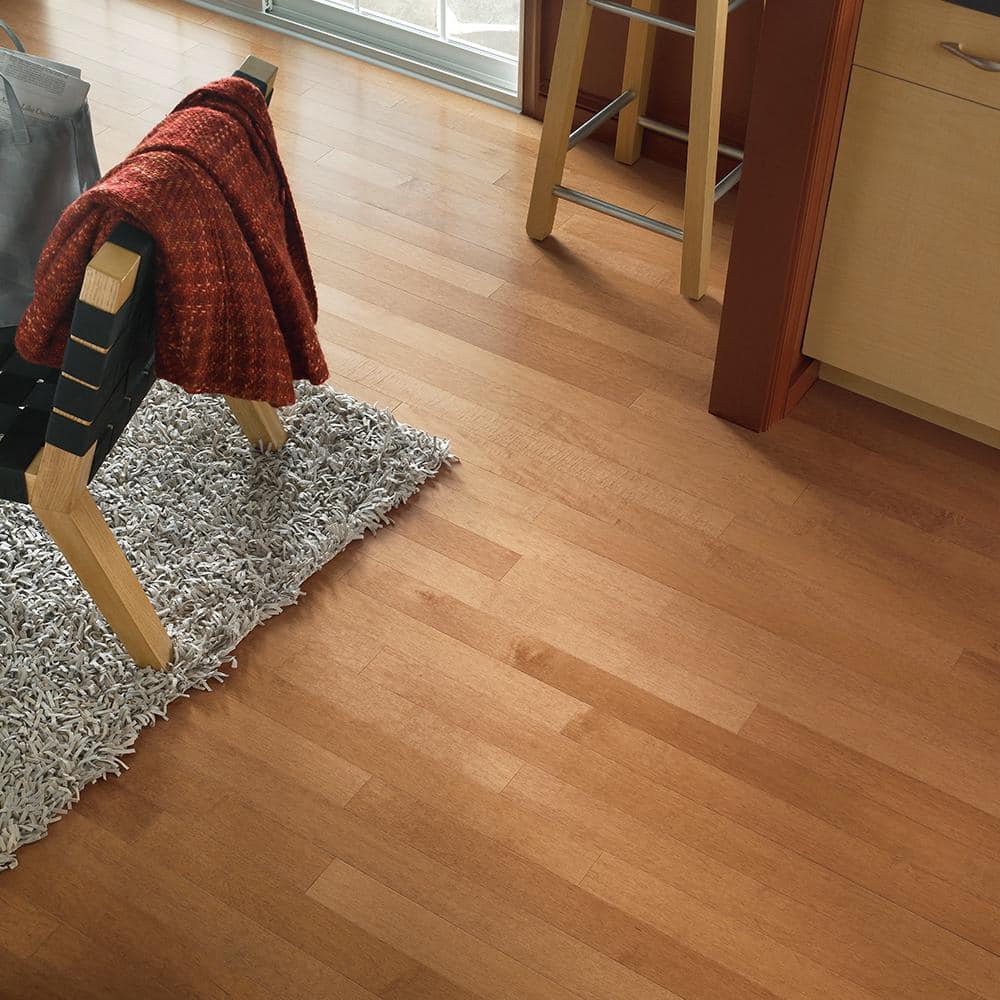 Bruce Turlington Amaretto Maple 3/8 in. T x 5 in. W Click Lock Smooth Engineered Hardwood Flooring (22 sq.ft./ctn)