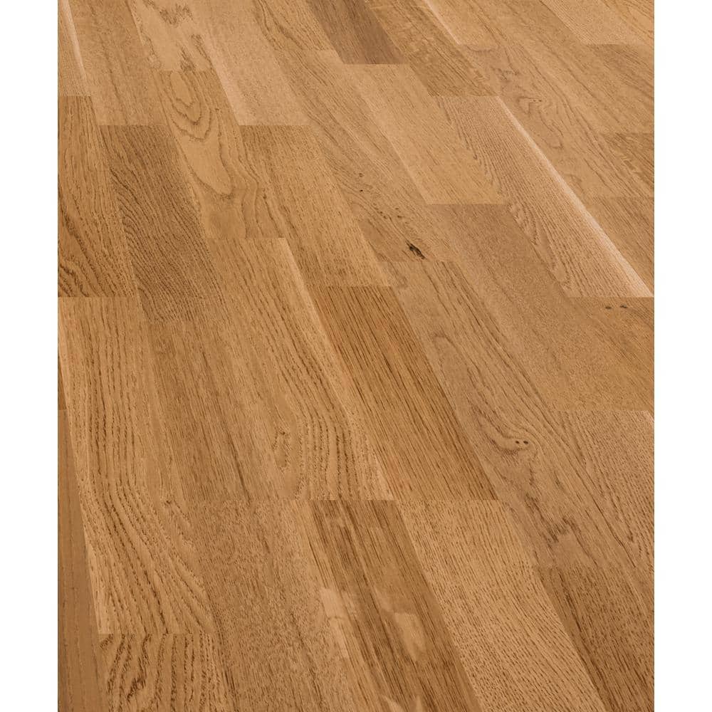 Baltic Wood Amber European Oak 1/2 in. T x 7.2 in. W Click Lock Wire Brushed Engineered Hardwood Flooring (38.6 sq.ft./case)