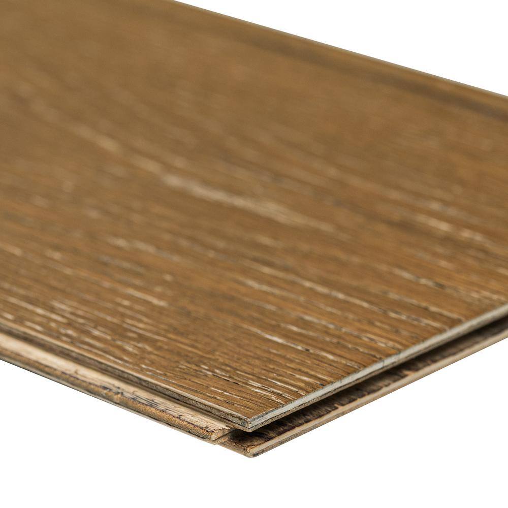 MSI Amber Meadows White Oak 0.37 in. T x 7 in. W Tongue and Groove Engineered Hardwood Flooring (560.88 sq. ft./pallet)