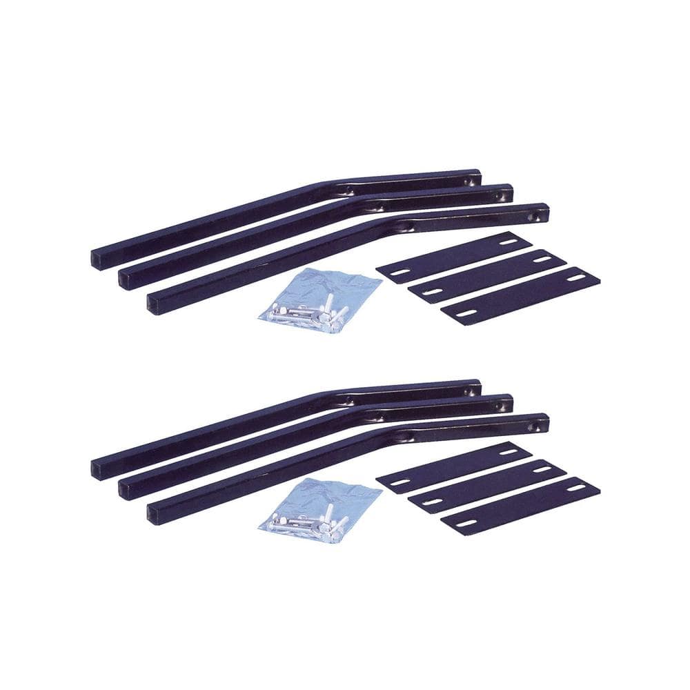 American Hunter Wildlife Feeder Accessory Leg Adapter Kit in Black (2-Pack)